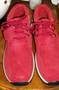 NEW Air. Club Red Suede Boots